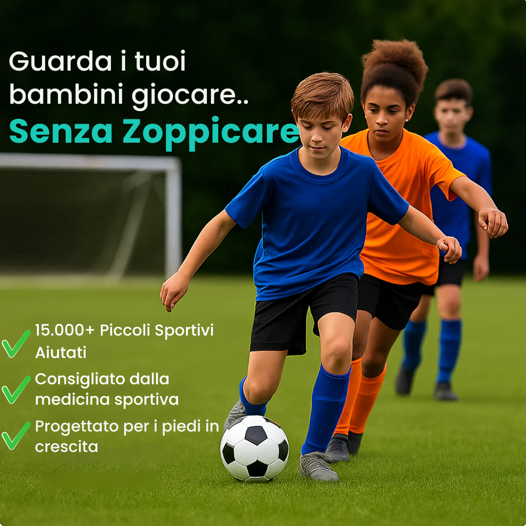 Sooftie ComfortHeel |Supporto per dolore al tallone nei giovani sportivi