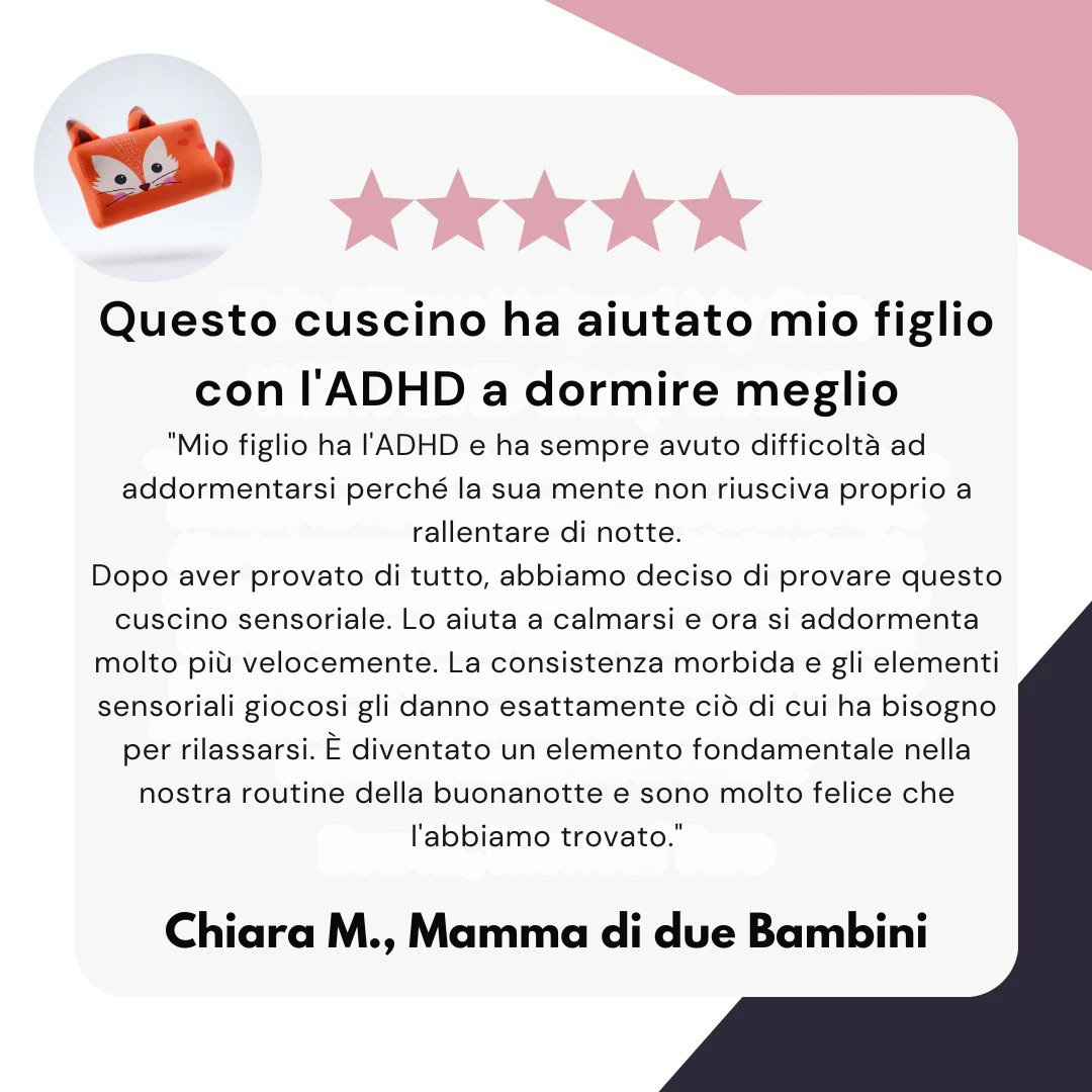 Sooftie Sleep | Il Cuscino per bambini che riduce lo stress e migliora il sonno