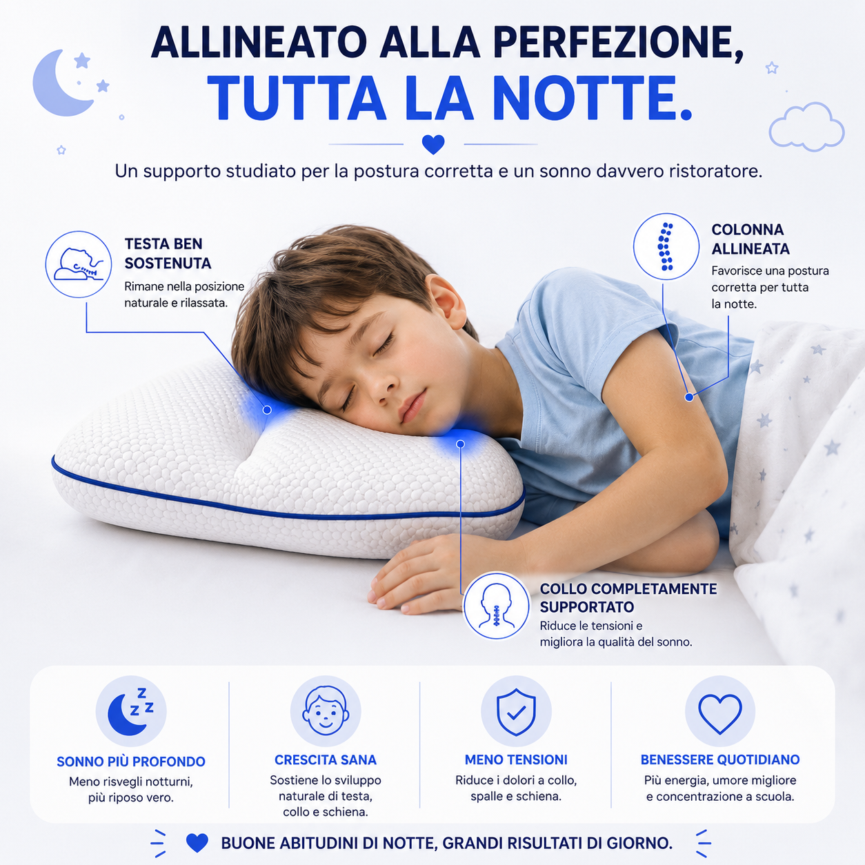 Cuscino Posturale per Bambini