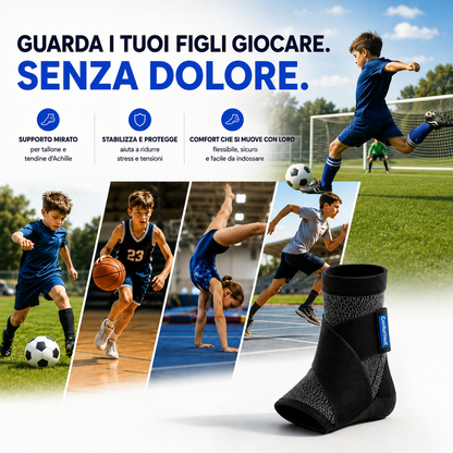 Sooftie ComfortHeel - Fascia di Supporto Per Tallonite o Morbo di Sever