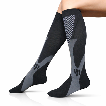 Calze a Compressione Graduata per Gambe Gonfie e Pesanti
