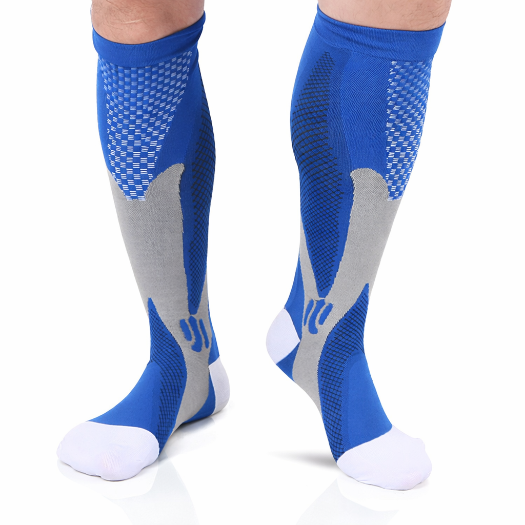 Calze a Compressione Graduata per Gambe Gonfie e Pesanti