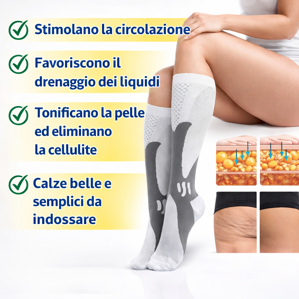 Sooftie | Calze Drenanti per Cellulite e Lipedema