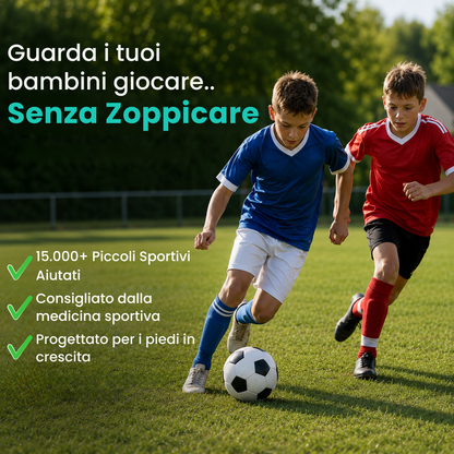 Sooftie ComfortHeel |Supporto per dolore al tallone nei giovani sportivi