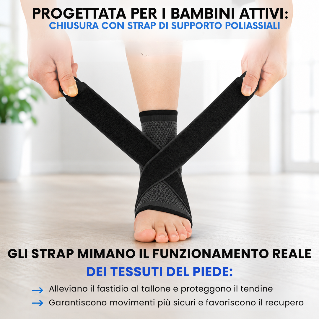 Sooftie ComfortHeel |Supporto per dolore al tallone nei giovani sportivi