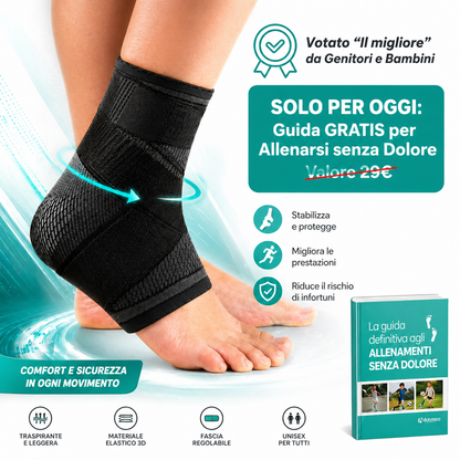 Sooftie ComfortHeel |Supporto per dolore al tallone nei giovani sportivi